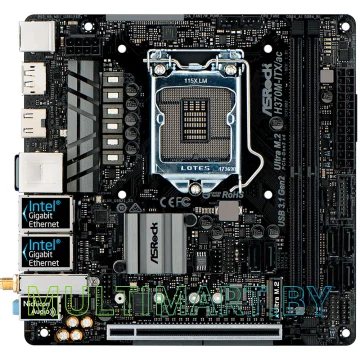 Материнская плата ASRock H370M-ITX/AC